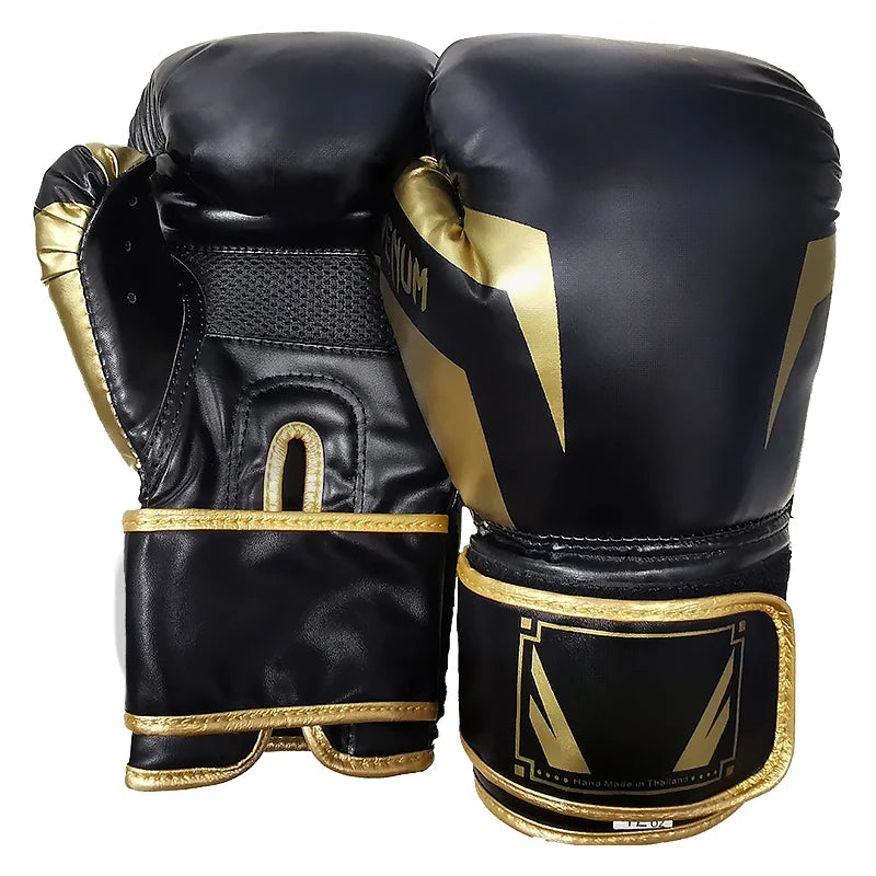 Premium PU Boxing Gloves – Comfortable, Durable &amp; Perfect for beginners - pro levels