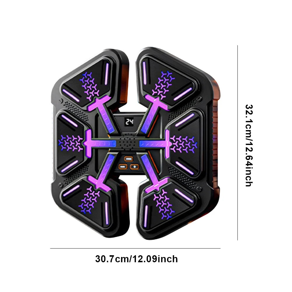 Music Boxing Machine Music Boxing Puncher Type C Charging Smart Bluetooth-Compatible Boxing Machine Wall-Mounted for Adults